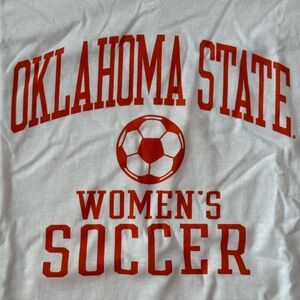 NWOT New Oklahoma State Women's Soccer Short Sleeve Tshirt Top Medium M